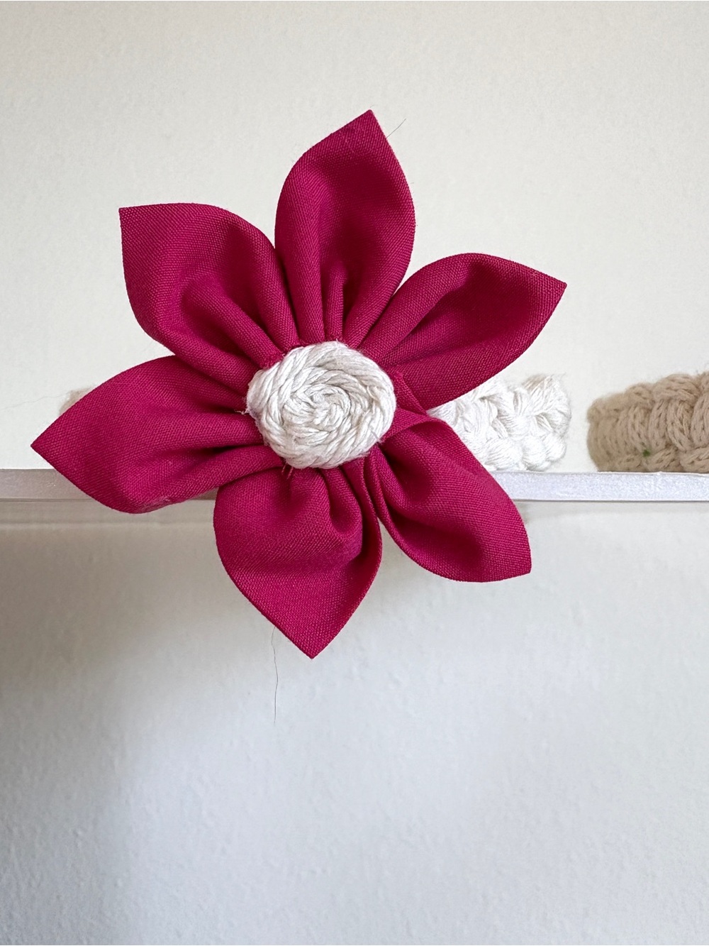 Handmade by Zink & Dot- Removable Pet Collar Floral Accessory